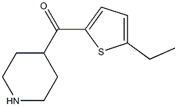 (5-ethylthien-2-yl)(piperidin-4-yl)methanone Struktur