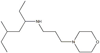 (5-methylheptan-3-yl)[3-(morpholin-4-yl)propyl]amine,,结构式