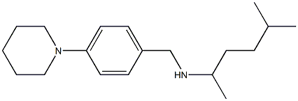 (5-methylhexan-2-yl)({[4-(piperidin-1-yl)phenyl]methyl})amine Structure