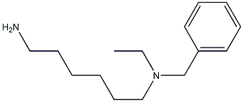 (6-aminohexyl)(benzyl)ethylamine,,结构式