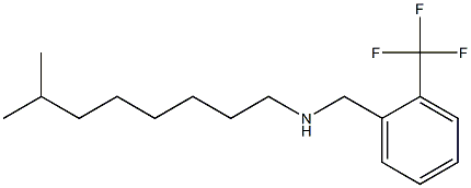 (7-methyloctyl)({[2-(trifluoromethyl)phenyl]methyl})amine,,结构式