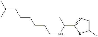 (7-methyloctyl)[1-(5-methylthiophen-2-yl)ethyl]amine 化学構造式