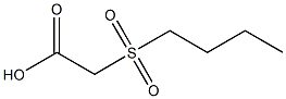 (butylsulfonyl)acetic acid Struktur