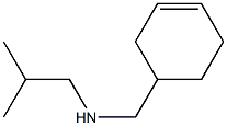 (cyclohex-3-en-1-ylmethyl)(2-methylpropyl)amine Structure