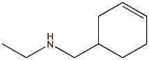 (cyclohex-3-en-1-ylmethyl)(ethyl)amine,,结构式