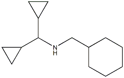 (cyclohexylmethyl)(dicyclopropylmethyl)amine Structure