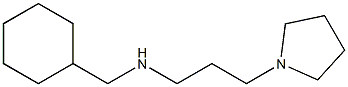 (cyclohexylmethyl)[3-(pyrrolidin-1-yl)propyl]amine Structure