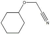 (cyclohexyloxy)acetonitrile 化学構造式