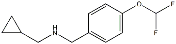  (cyclopropylmethyl)({[4-(difluoromethoxy)phenyl]methyl})amine