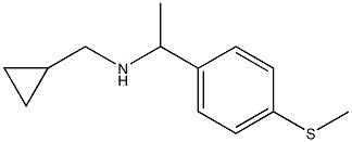 (cyclopropylmethyl)({1-[4-(methylsulfanyl)phenyl]ethyl})amine Structure