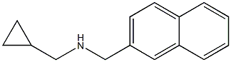 (cyclopropylmethyl)(naphthalen-2-ylmethyl)amine Struktur