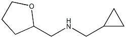 (cyclopropylmethyl)(oxolan-2-ylmethyl)amine Structure