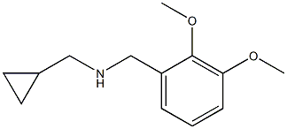 (cyclopropylmethyl)[(2,3-dimethoxyphenyl)methyl]amine Struktur