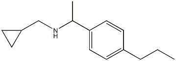 (cyclopropylmethyl)[1-(4-propylphenyl)ethyl]amine Structure