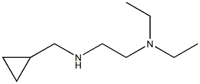 (cyclopropylmethyl)[2-(diethylamino)ethyl]amine,,结构式