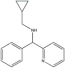 (cyclopropylmethyl)[phenyl(pyridin-2-yl)methyl]amine Struktur