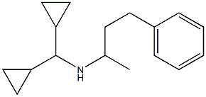 (dicyclopropylmethyl)(4-phenylbutan-2-yl)amine Structure