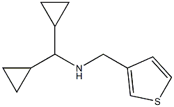 (dicyclopropylmethyl)(thiophen-3-ylmethyl)amine Structure