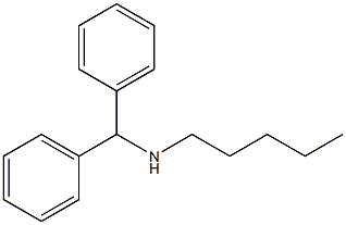 (diphenylmethyl)(pentyl)amine 结构式