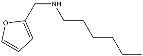 (furan-2-ylmethyl)(hexyl)amine,,结构式