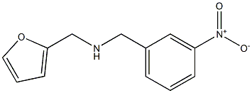 (furan-2-ylmethyl)[(3-nitrophenyl)methyl]amine Structure