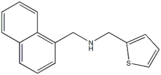 (naphthalen-1-ylmethyl)(thiophen-2-ylmethyl)amine Struktur