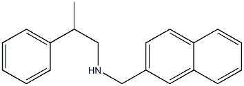 (naphthalen-2-ylmethyl)(2-phenylpropyl)amine Struktur