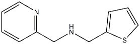 2-ピリジルメチル(2-チエニルメチル)アミン 化学構造式