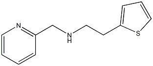 (pyridin-2-ylmethyl)[2-(thiophen-2-yl)ethyl]amine,,结构式