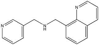 (pyridin-3-ylmethyl)(quinolin-8-ylmethyl)amine,,结构式