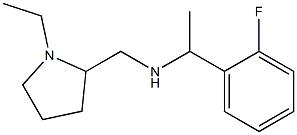 [(1-ethylpyrrolidin-2-yl)methyl][1-(2-fluorophenyl)ethyl]amine Structure