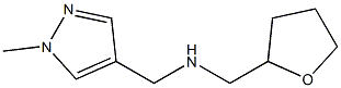 [(1-methyl-1H-pyrazol-4-yl)methyl](oxolan-2-ylmethyl)amine,,结构式