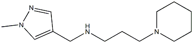 [(1-methyl-1H-pyrazol-4-yl)methyl][3-(piperidin-1-yl)propyl]amine