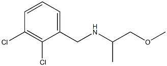 [(2,3-dichlorophenyl)methyl](1-methoxypropan-2-yl)amine Structure