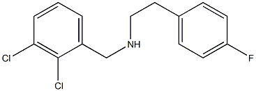 [(2,3-dichlorophenyl)methyl][2-(4-fluorophenyl)ethyl]amine Struktur