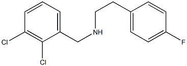 [(2,3-dichlorophenyl)methyl][2-(4-fluorophenyl)ethyl]amine Structure