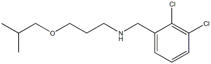 [(2,3-dichlorophenyl)methyl][3-(2-methylpropoxy)propyl]amine,,结构式