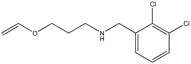 [(2,3-dichlorophenyl)methyl][3-(ethenyloxy)propyl]amine 化学構造式