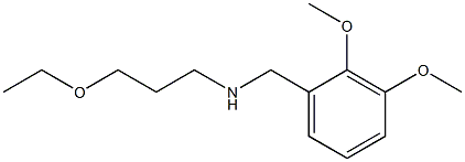 [(2,3-dimethoxyphenyl)methyl](3-ethoxypropyl)amine 结构式