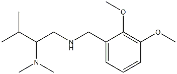 [(2,3-dimethoxyphenyl)methyl][2-(dimethylamino)-3-methylbutyl]amine 化学構造式