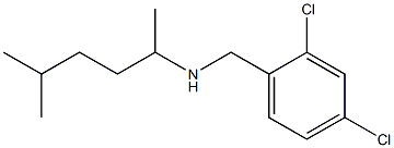 [(2,4-dichlorophenyl)methyl](5-methylhexan-2-yl)amine Structure