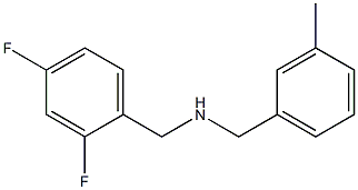 [(2,4-difluorophenyl)methyl][(3-methylphenyl)methyl]amine