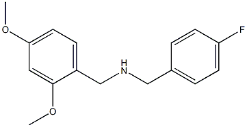 [(2,4-dimethoxyphenyl)methyl][(4-fluorophenyl)methyl]amine 结构式