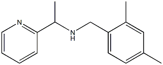 [(2,4-dimethylphenyl)methyl][1-(pyridin-2-yl)ethyl]amine,,结构式