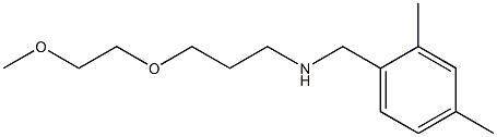 [(2,4-dimethylphenyl)methyl][3-(2-methoxyethoxy)propyl]amine Struktur