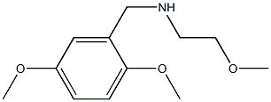 [(2,5-dimethoxyphenyl)methyl](2-methoxyethyl)amine,,结构式