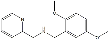 [(2,5-dimethoxyphenyl)methyl](pyridin-2-ylmethyl)amine,,结构式
