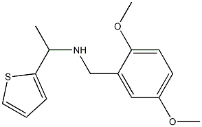 [(2,5-dimethoxyphenyl)methyl][1-(thiophen-2-yl)ethyl]amine 化学構造式