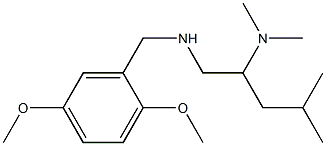 [(2,5-dimethoxyphenyl)methyl][2-(dimethylamino)-4-methylpentyl]amine 结构式