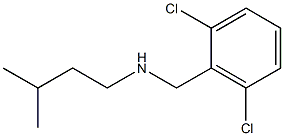 [(2,6-dichlorophenyl)methyl](3-methylbutyl)amine,,结构式